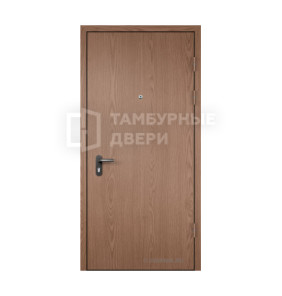 Дверь в тамбур глухая утепленная ламинат — порошок ТД-66