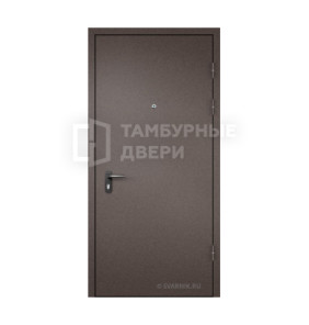 Дверь тамбурная глухая утепленная порошок — скелет ТД-65